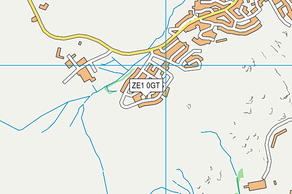 ZE1 0GT map - OS VectorMap District (Ordnance Survey)