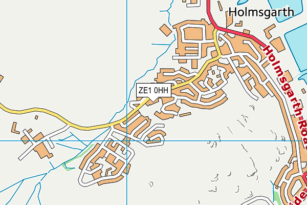 ZE1 0HH map - OS VectorMap District (Ordnance Survey)