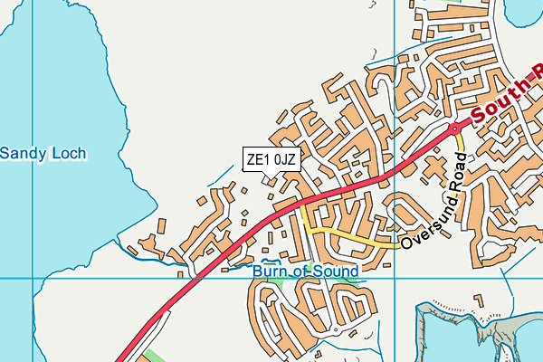 Map of F H FISHING SHETLAND LTD at district scale