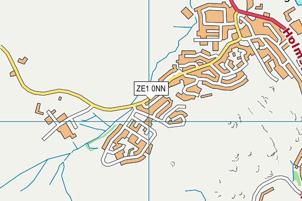 ZE1 0NN map - OS VectorMap District (Ordnance Survey)