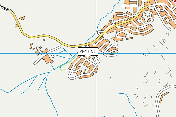 ZE1 0NU map - OS VectorMap District (Ordnance Survey)