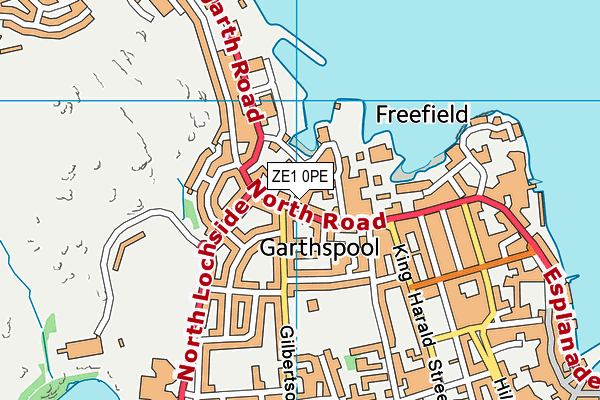 Map of BOLTS SHETLAND LIMITED at district scale