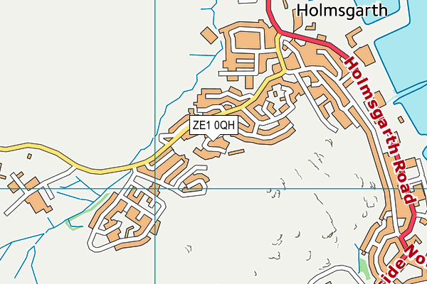 ZE1 0QH map - OS VectorMap District (Ordnance Survey)