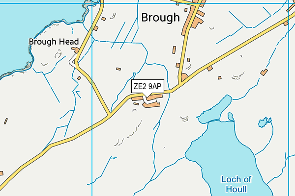 ZE2 9AP map - OS VectorMap District (Ordnance Survey)