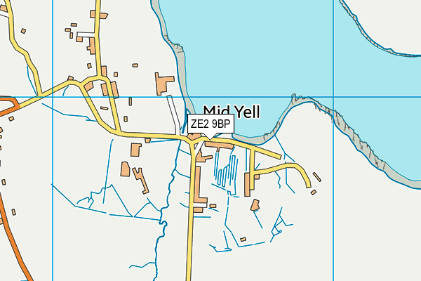 ZE2 9BP map - OS VectorMap District (Ordnance Survey)