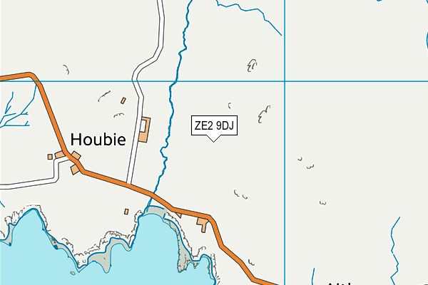 ZE2 9DJ map - OS VectorMap District (Ordnance Survey)