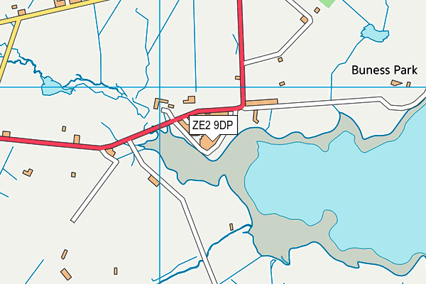 ZE2 9DP map - OS VectorMap District (Ordnance Survey)