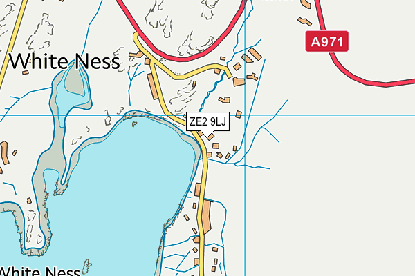 ZE2 9LJ map - OS VectorMap District (Ordnance Survey)