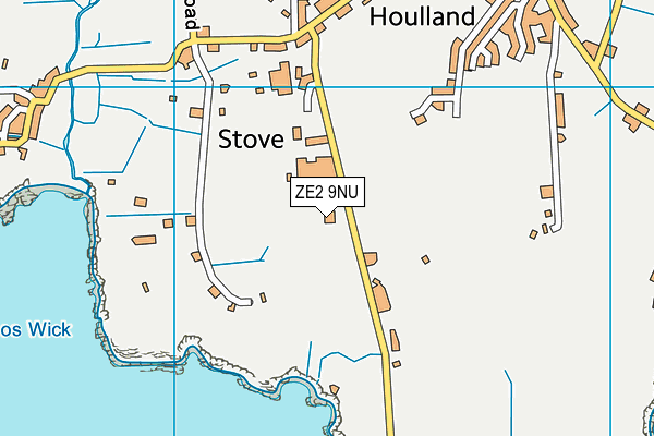ZE2 9NU map - OS VectorMap District (Ordnance Survey)