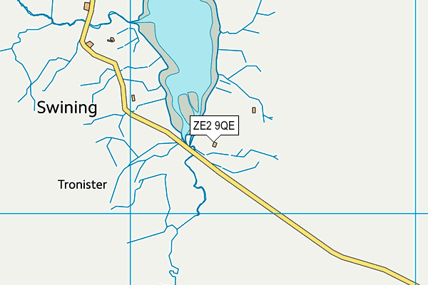 ZE2 9QE map - OS VectorMap District (Ordnance Survey)