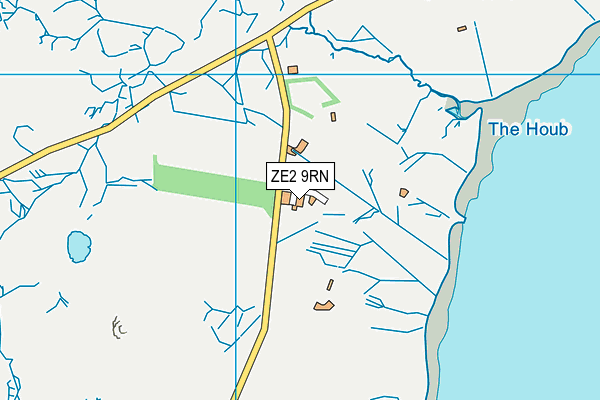 ZE2 9RN map - OS VectorMap District (Ordnance Survey)