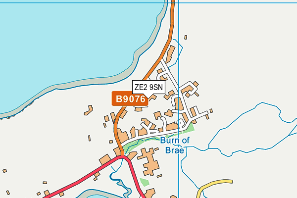 ZE2 9SN map - OS VectorMap District (Ordnance Survey)