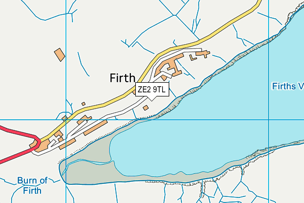 ZE2 9TL map - OS VectorMap District (Ordnance Survey)