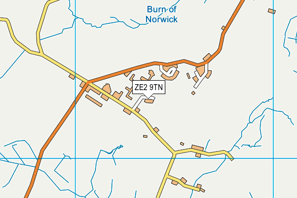 ZE2 9TN map - OS VectorMap District (Ordnance Survey)