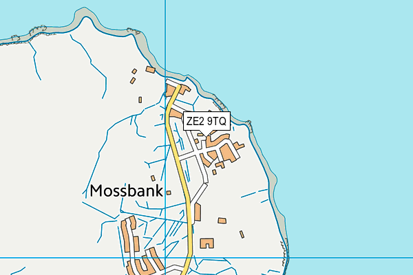 ZE2 9TQ map - OS VectorMap District (Ordnance Survey)