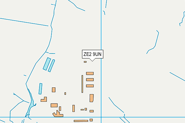 ZE2 9UN map - OS VectorMap District (Ordnance Survey)