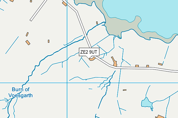 ZE2 9UT map - OS VectorMap District (Ordnance Survey)