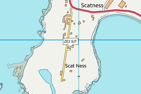 ZE3 9JT map - OS VectorMap District (Ordnance Survey)