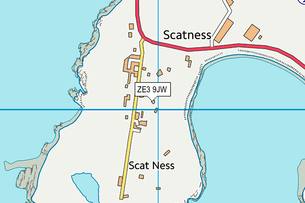 ZE3 9JW map - OS VectorMap District (Ordnance Survey)