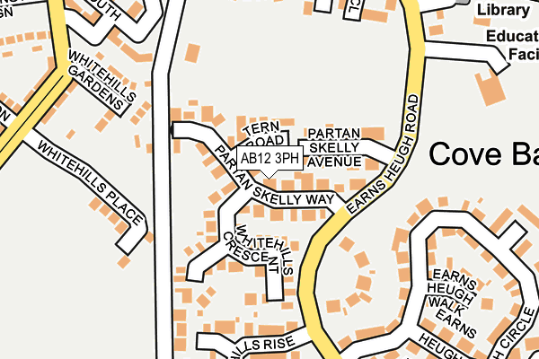 AB12 3PH map - OS OpenMap – Local (Ordnance Survey)