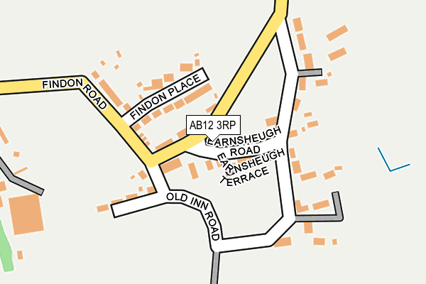AB12 3RP map - OS OpenMap – Local (Ordnance Survey)
