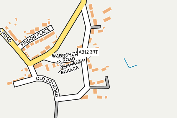 AB12 3RT map - OS OpenMap – Local (Ordnance Survey)