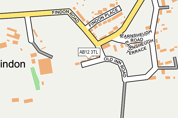 AB12 3TL map - OS OpenMap – Local (Ordnance Survey)