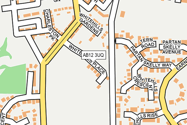 AB12 3UQ map - OS OpenMap – Local (Ordnance Survey)