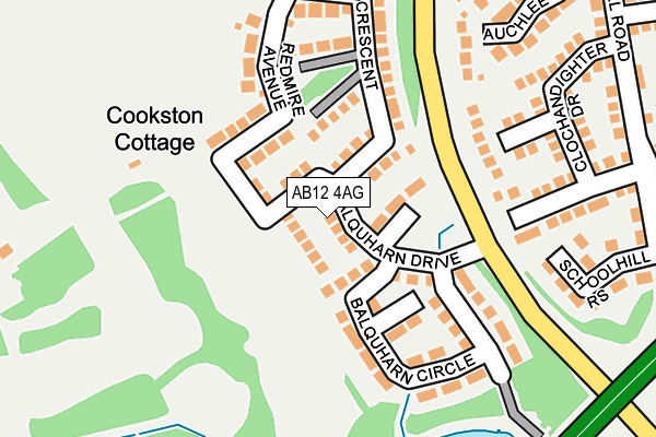 Map of LATEWOOD SERVICES LTD at local scale