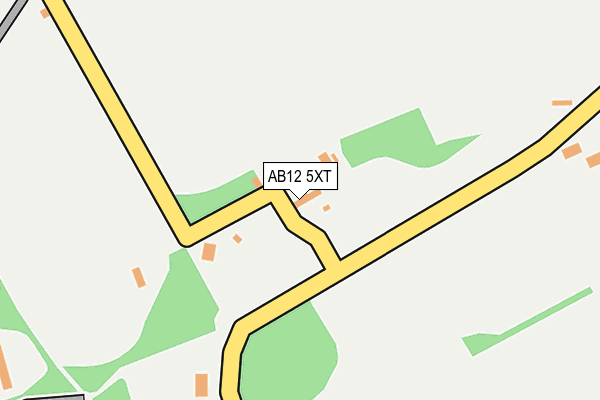 AB12 5XT map - OS OpenMap – Local (Ordnance Survey)