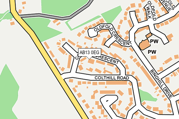 Map of DRAUGHTWERKS LTD. at local scale
