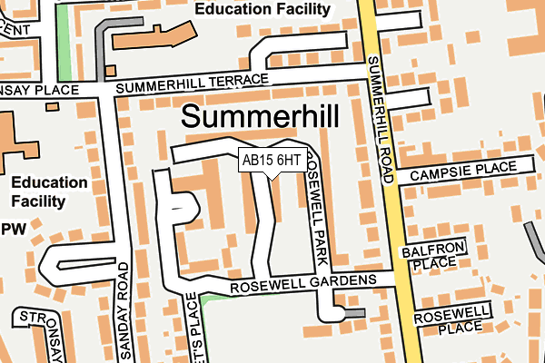 Map of ROSEWELL HR LTD at local scale