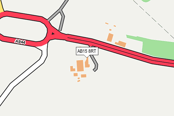 AB15 8RT map - OS OpenMap – Local (Ordnance Survey)