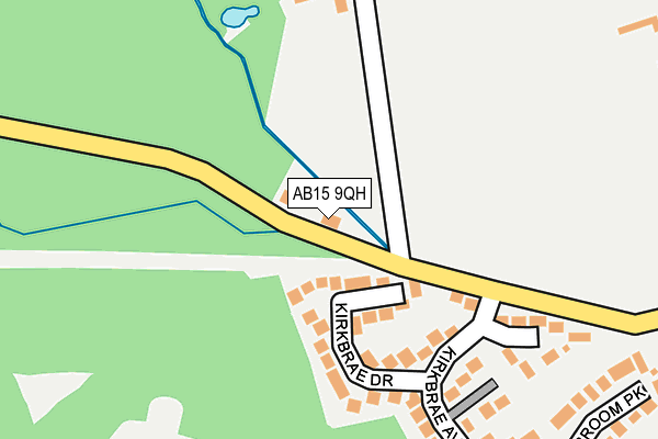 AB15 9QH map - OS OpenMap – Local (Ordnance Survey)