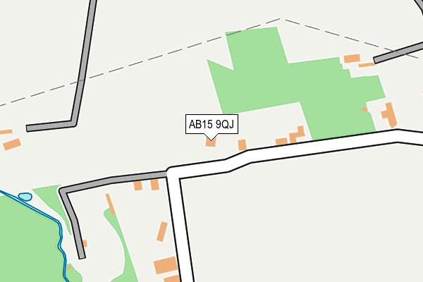 AB15 9QJ map - OS OpenMap – Local (Ordnance Survey)