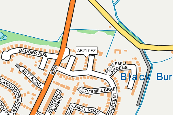 Map of CS BUCKLEY LTD. at local scale