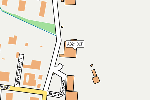 AB21 0LT map - OS OpenMap – Local (Ordnance Survey)