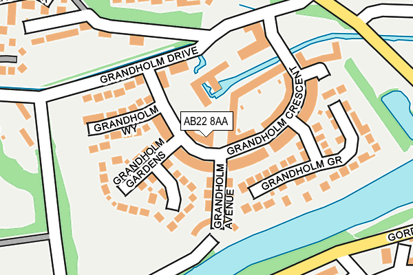 Map of BLISS ABERDEEN LTD at local scale