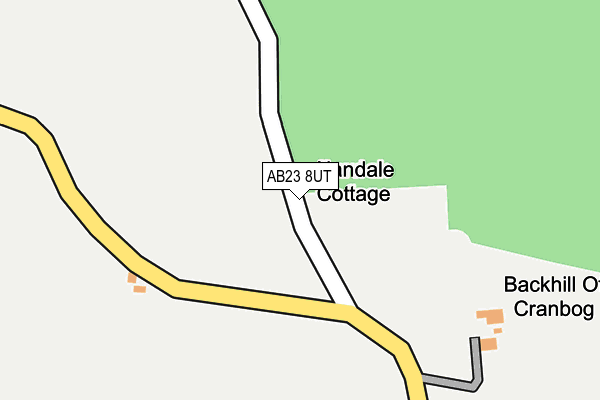 AB23 8UT map - OS OpenMap – Local (Ordnance Survey)