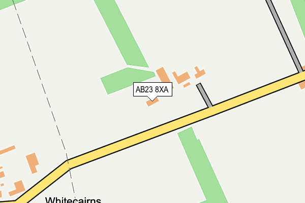 AB23 8XA map - OS OpenMap – Local (Ordnance Survey)