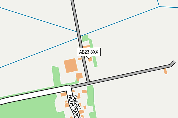 AB23 8XX map - OS OpenMap – Local (Ordnance Survey)