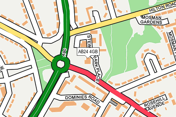 AB24 4GB map - OS OpenMap – Local (Ordnance Survey)