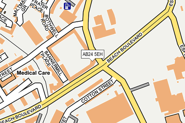 AB24 5EH map - OS OpenMap – Local (Ordnance Survey)