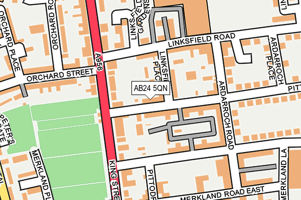 AB24 5QN map - OS OpenMap – Local (Ordnance Survey)