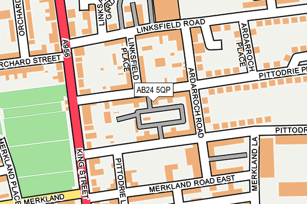 AB24 5QP map - OS OpenMap – Local (Ordnance Survey)