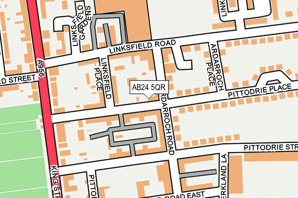 AB24 5QR map - OS OpenMap – Local (Ordnance Survey)
