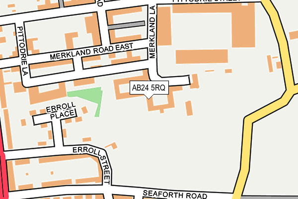 AB24 5RQ map - OS OpenMap – Local (Ordnance Survey)