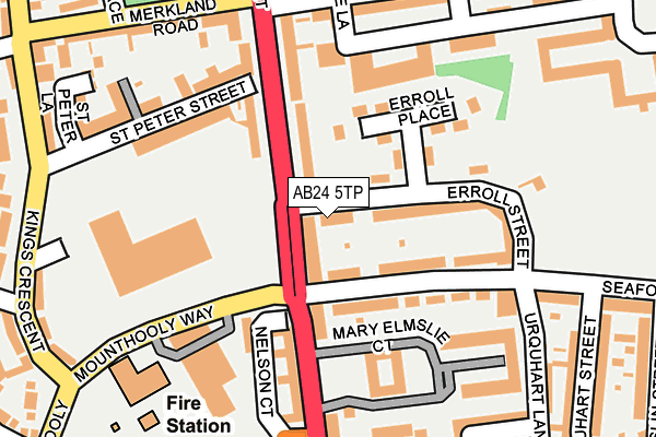 AB24 5TP map - OS OpenMap – Local (Ordnance Survey)