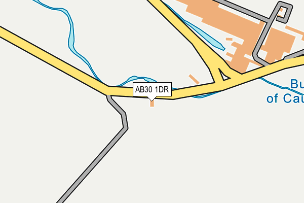 AB30 1DR map - OS OpenMap – Local (Ordnance Survey)