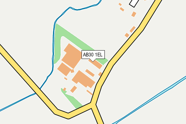AB30 1EL map - OS OpenMap – Local (Ordnance Survey)
